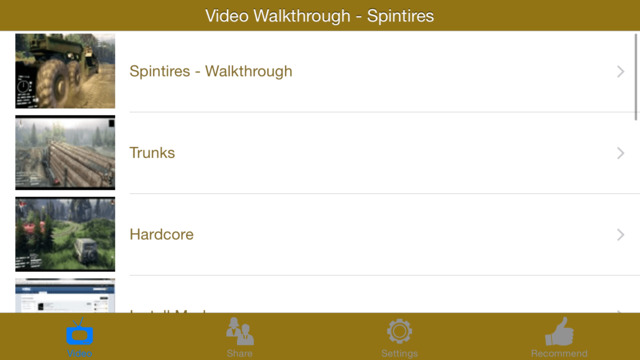 Video Walkthrough for Spintires
