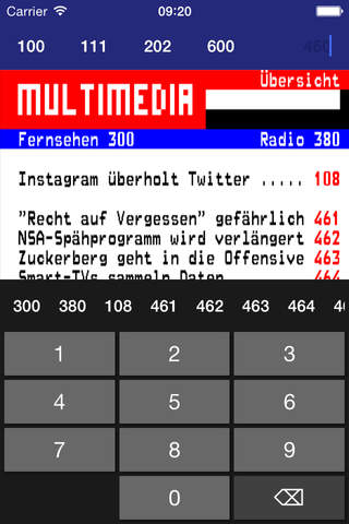 lillyText - ORF Teletext News