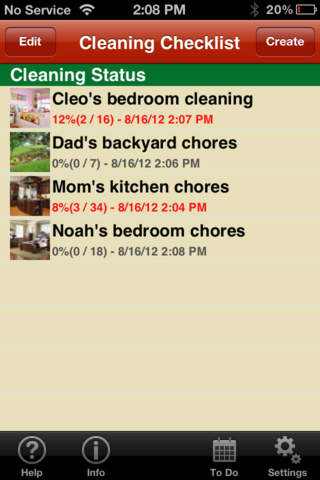 Cleaning Checklist screenshot 3