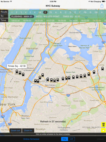 【免費交通運輸App】NYC Subway Instant Route and Stop Finder + Street View + Coffee Shop Finder Pro-APP點子