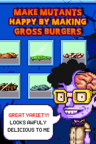 Bubonic Burgers - The 16 bit Post Apocalyptic Hamburger Maker Game screenshot 2