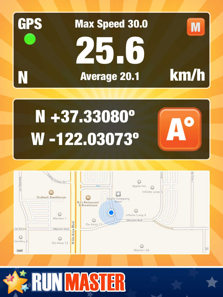 App Shopper RunMaster Fitness Speedometer Free (Healthcare & Fitness)