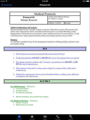 【免費醫療App】MPFRD EMS Protocols-APP點子