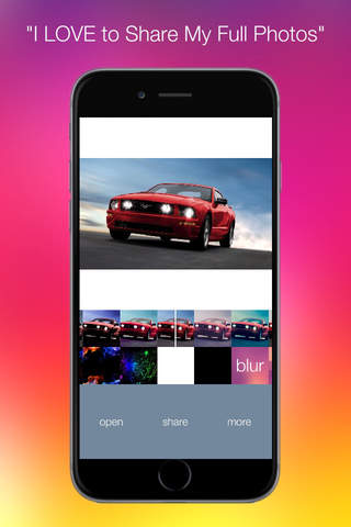 Insta Full Size - Social Photo Editor with Fit Image Feature for Instagram screenshot 4