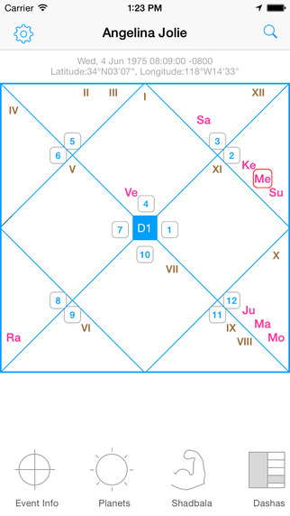 Jyotish Dashboard™ Preview - Indian Vedic Astrology Charting Software