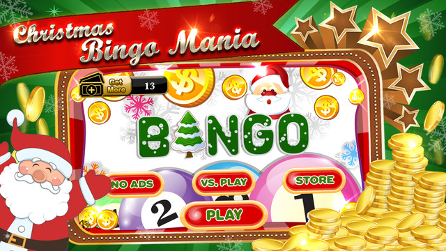 Bingo At The Merry Christmas “Santa Claus Casino Vegas Edition”