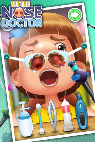 Little Nose Doctor - free games screenshot 2