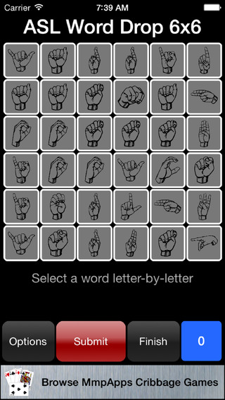 ASL Word Drop