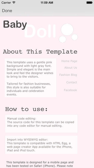 【免費商業App】Business Mobile Website Templates for HTML Egg-APP點子