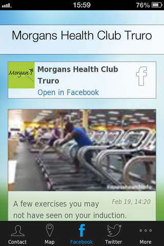 Morgans Health Club Truro screenshot 3