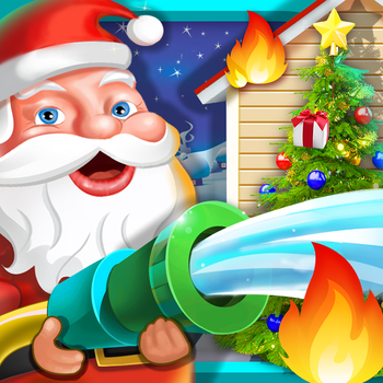 Christmas Santa Hero - Fire & Rescue Kids Games LOGO-APP點子