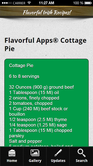【免費生活App】Irish Recipes from Flavorful Apps®-APP點子