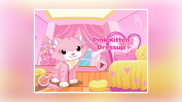 【免費遊戲App】Pink Kitten Dress Up-APP點子