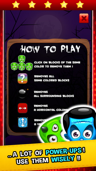 【免費遊戲App】Five Monster Busters Saga - The legends nights to play match 3 puzzle games for free-APP點子