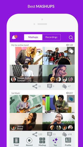 Saloote – Record Mashup Sing Dance and Share Music Video Recordings