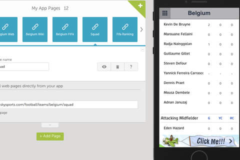 App For the Belgium National Soccer Team screenshot 2