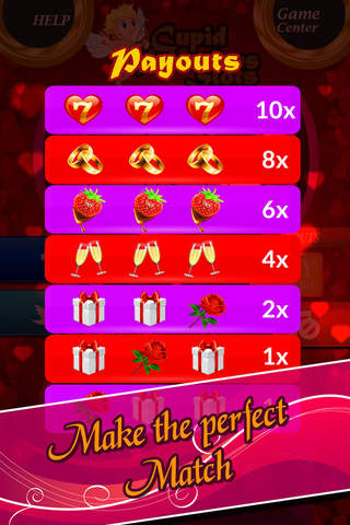 Cupid Valentines Slots screenshot 3