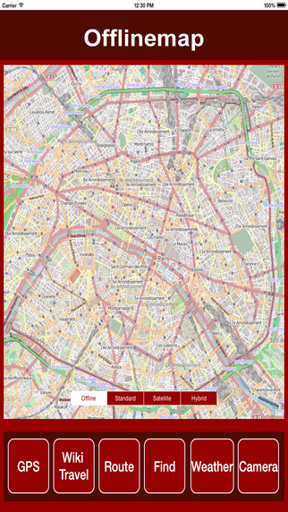 Milan walk around with Offline Maps