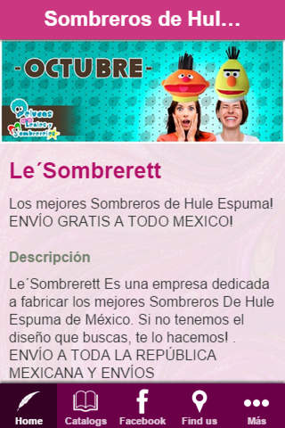 Sombreros de Hule Espuma screenshot 2