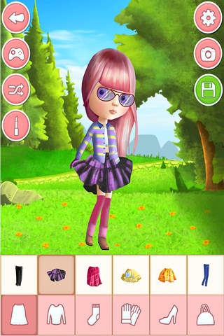 Dress up fashion dolls - make up games screenshot 3