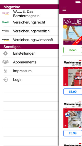 【免費商業App】VALUE. Das Beratermagazin-APP點子