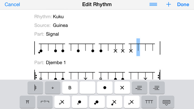 【免費音樂App】Djembe Notes - Compose, play and share djembe rhythms-APP點子