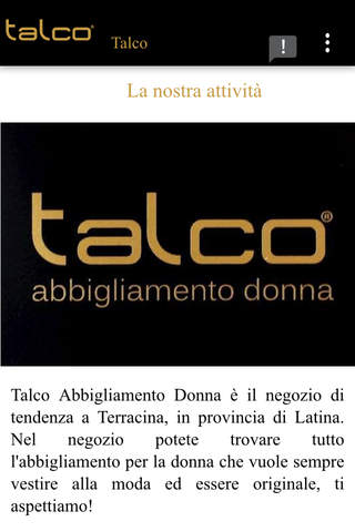 Talco Terracina screenshot 2