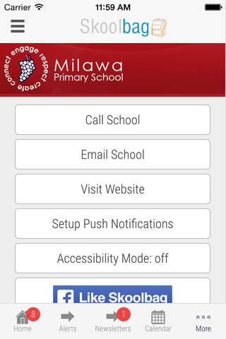 Milawa Primary School - Skoolbag screenshot 4