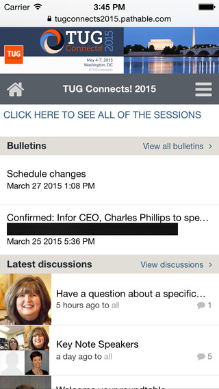 TUG Connects 2015