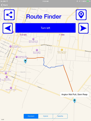 免費下載旅遊APP|Siem Reap Offlinemaps With Route Finder app開箱文|APP開箱王