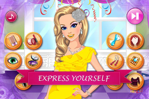 Monaco Princess: Party Dressup. Fashionable game screenshot 2
