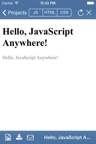 JavaScript Anywhere JSAnywhere screenshot 2