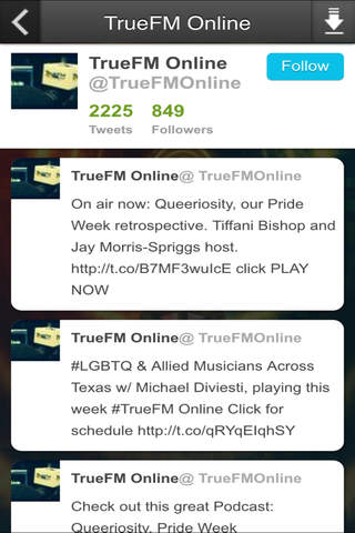 TrueFM Online screenshot 2