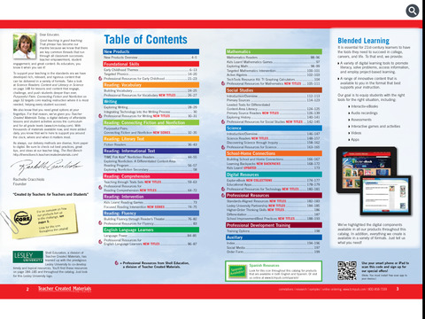 Teacher Created Materials catalogs screenshot 2