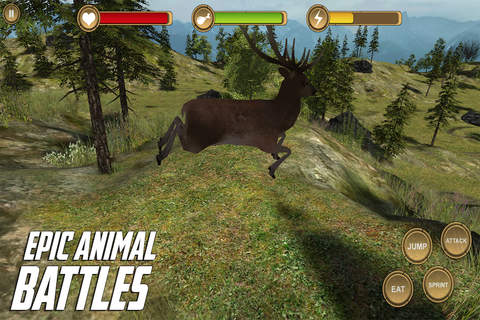 Stag Deer Simulator - HD screenshot 2