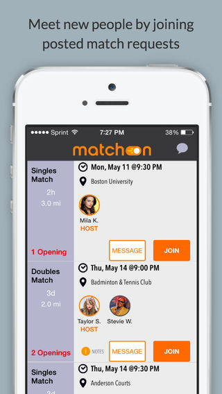 【免費運動App】MatchOn - Tennis-APP點子