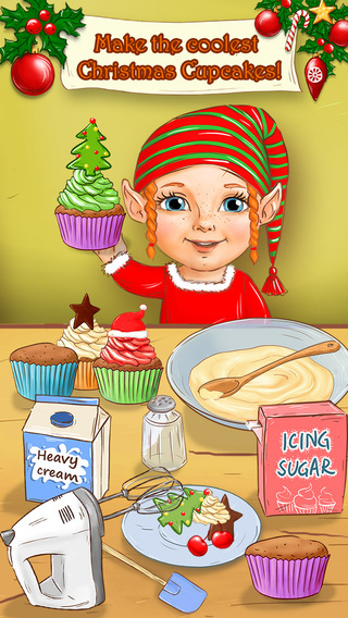 【免費遊戲App】Santa's Christmas Kitchen – Make Cupcakes, Cheesecake and Gingerbread Cookies-APP點子