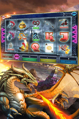 Kights & Dragons Hitting Gold 777 Slot Machine screenshot 3