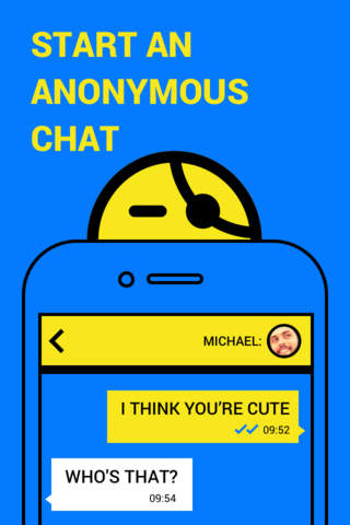 BLINDSPOT - chat anonymously with friends screenshot 2