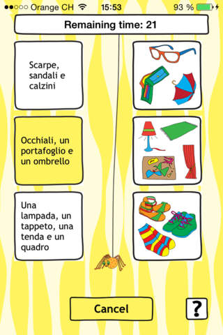 Motlies Vocabulary Trainer Italian 4 - Clothing, House and People screenshot 3
