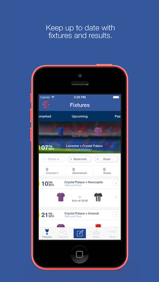 Fan App for Crystal Palace FC
