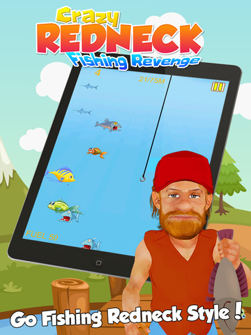 【免費遊戲App】Crazy Redneck Fishing Revenge Pro-APP點子