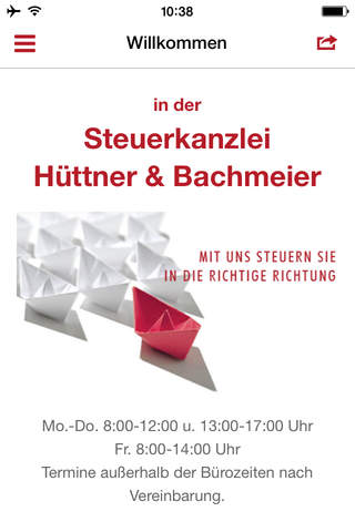 Hüttner & Bachmeier PartGmbB screenshot 2