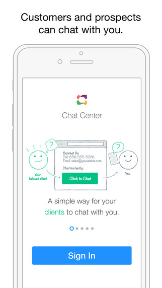 Chat.Center with “Click to Chat”