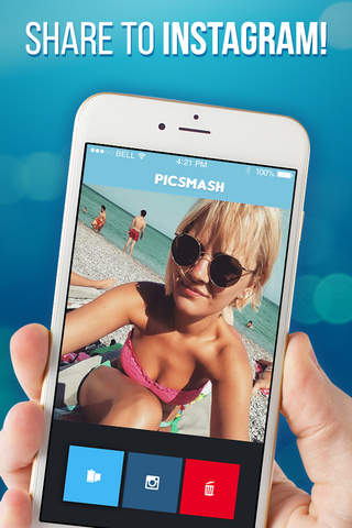 PicSmash for Instagram - Moving pictures, gifmaker & video selfie effects for iPhone screenshot 2