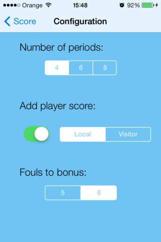 Marcador Social Baloncesto screenshot 3