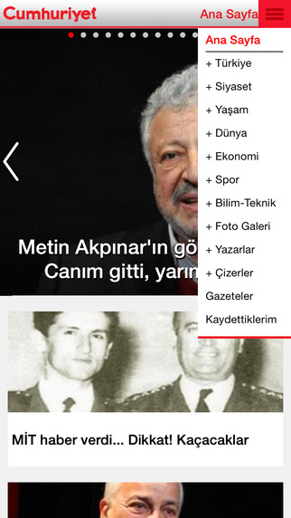 【免費新聞App】Cumhuriyet Gazetesi-APP點子