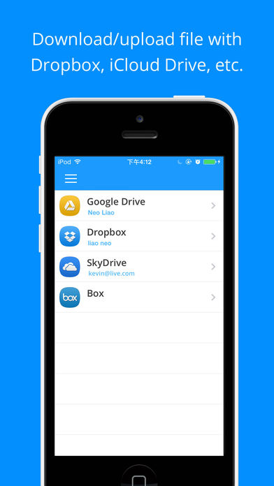 Briefcase Pro - File manager, cloud drive, document & pdf reader and file sharing App 앱스토어 스크린샷