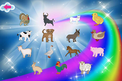 Animals Magical Farm Jumping Game screenshot 2