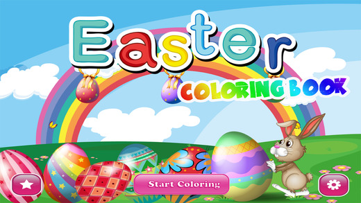 Easter Coloring Book - Spring-time Art fun for Preschoolers: Eggs Chicks and more Pages